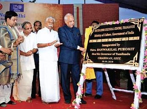 Representative image: Governor Banwarilal Purohit at the Sangeet Natak Akademi’s cultural festival | Express