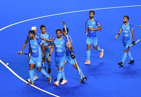 Indian Hockey Team. (File photo | Ashwin Prasath)