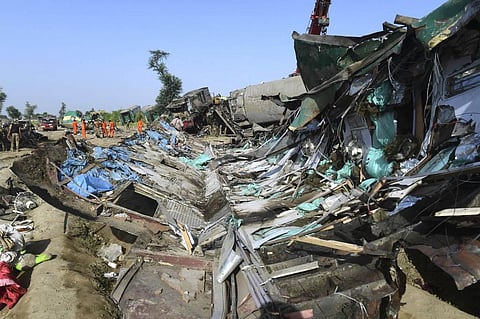 Image used for representation. Train accidents are common in Pakistan. (Photo | AFP)