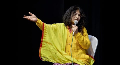 FILE - An image of human rights activist and anti-AFSPA advocate Irom Sharmila, used for representational purposes only. (Photo | PTI)
