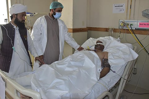 A suspected suicide bomber blew himself up among a crowd of people celebrating the Prophet Muhammad's birthday in southwestern Pakistan on Friday. (Photo | AP)