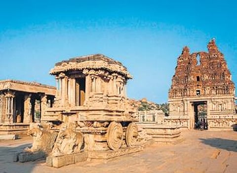 Monuments at Hampi used for representational purposes (File Photo)