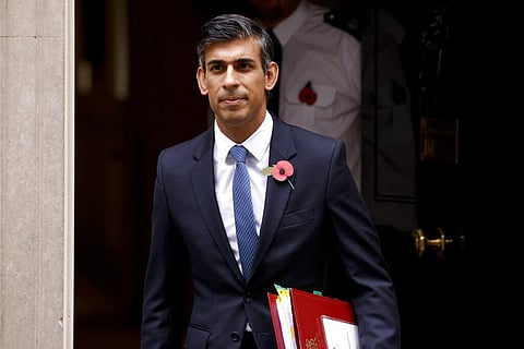 FILE - An image of British Prime Minister Rishi Sunak, used for representational purposes only. (Photo | AP)