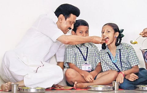 A total of 17 lakh students across the state would be benefited under CM's new breakfast scheme| Express