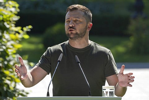 The EU is upset that Ukrainian President Volodomyr Zelenskky wasn’t invited for the Summit (File Photo | AP)