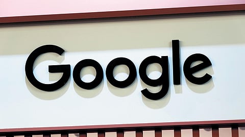 The Google logo is seen at the Vivatech show in Paris, Jan. 09, 2024.