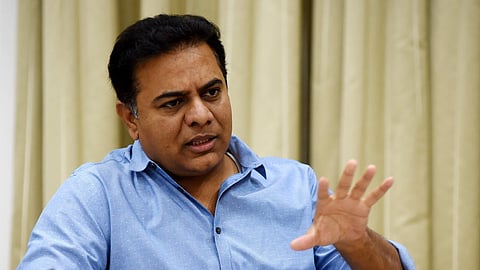 BRS leader and working president KT Rama Rao.