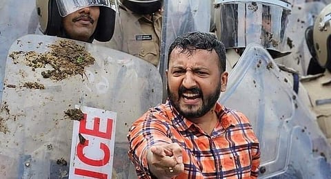 Youth Congress state president Rahul Mamkoottathil. (Photo | IYC Kerala X)