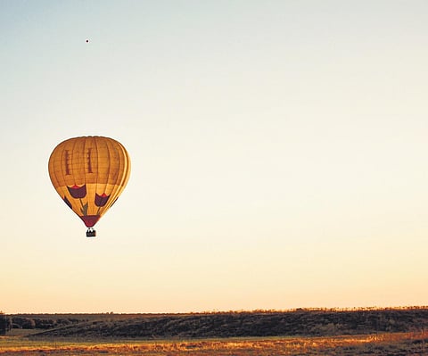 Hot air balloons