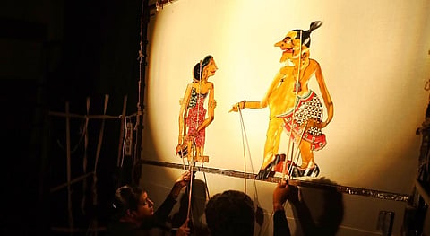 Adapted by Dr Prakash Garud from Kandagal Hanumantarayaru’s play, Adbutha Ramayana took a unique spin. (Photo | Sri Loganathan Velmurugan)