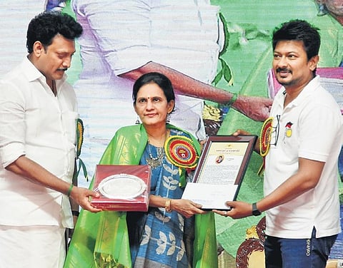 Udhayanidhi Stalin inaugurated 47th Chennai Book Fair and presented Kalaignar Porkizhi Award at Nandanam | Ashwin prasath