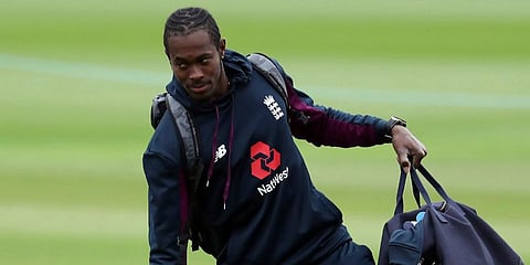 England pacer Jofra Archer. (Photo | AP)