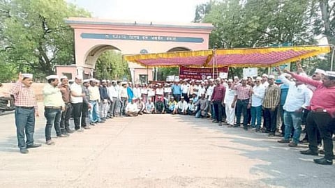Old Pension Scheme Protest