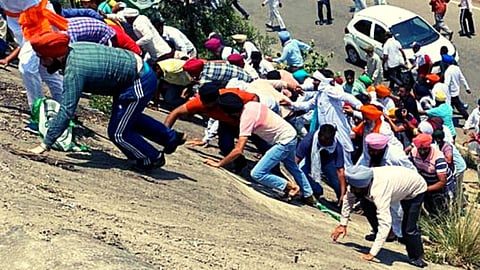 Haryana farmer protest