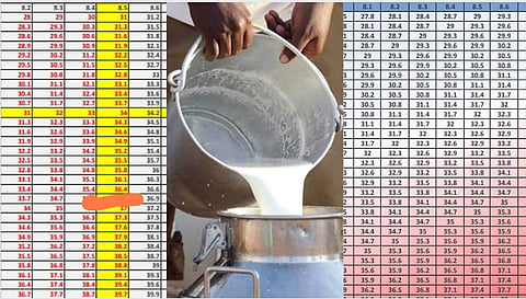 milk rate