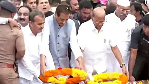 Sharad Pawar in Karad