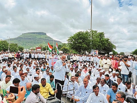 Onion Farmer Protest