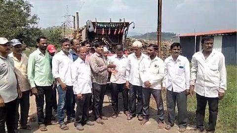 Sugarcane Farmer Protest