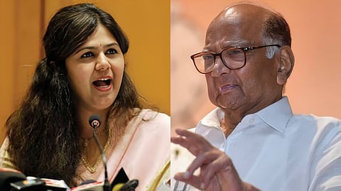 Pankaja Munde & Sharad Pawar Meeting