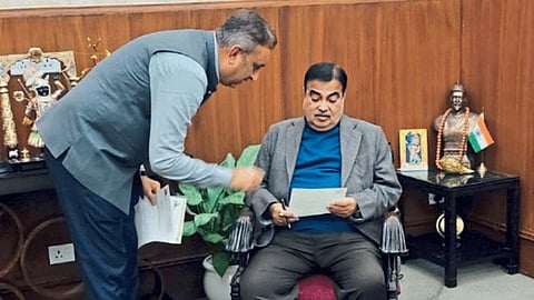 Nitin Gadkari and Prashant Paricharak