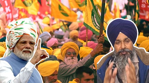 Farmers protest