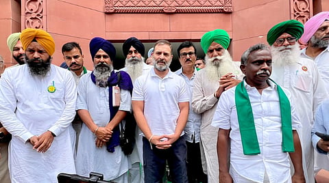 Rahul Gandhi Suport Farmer Protest