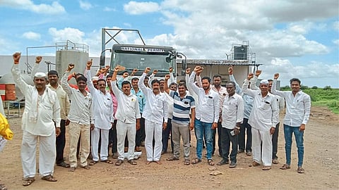 Milk Subsidy Protest