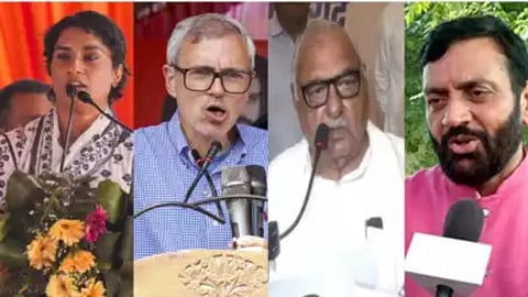 Vinesh Phogat| Omar Abdullah | Bhupinder Singh Hooda| Nayab Singh Saini