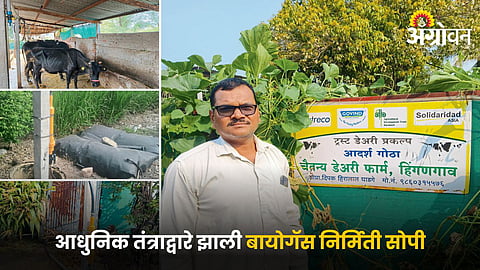 Biogas Production : आधुनिक तंत्राद्वारे झाली बायोगॅस निर्मिती सोपी