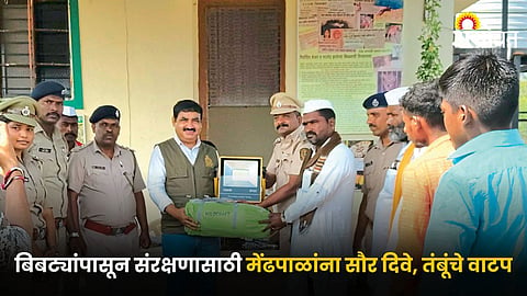 Distribution of Tents and Solar Lights