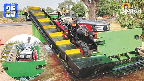 Small Tractor Driven Cabbage Harvester
