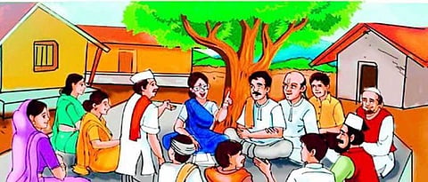 Gram Sabha in Melghat on paper