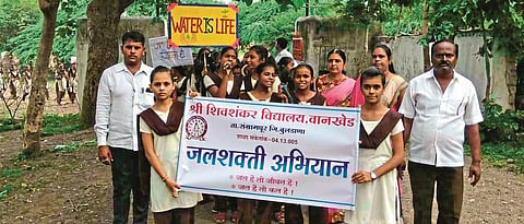 वानखेड व पातुर्डा येथे जलशक्ती अभियानाचा प्रचार