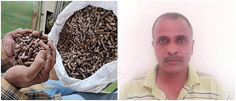 कैलाश नागे यांनी तयार केलेल्या बांबू पॅलेटस