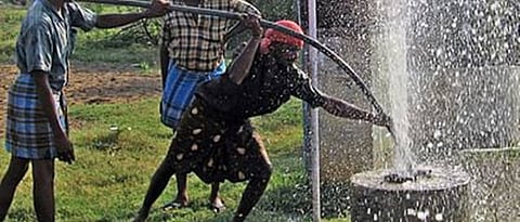 Emphasize flushing instead of new borewells