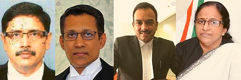 (L - R) TR Ravi, BK Thomas, Gopinath P and MR Anitha