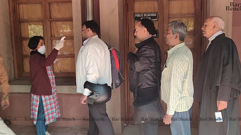 Thermal screening conducted at Supreme Court