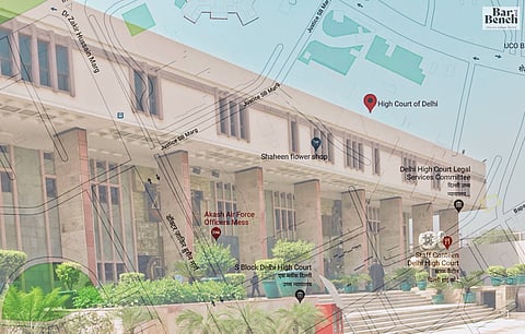 Delhi High Court Google Maps