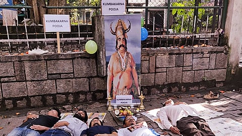 Save Family Foundation members perform Kumbakarna Pooja