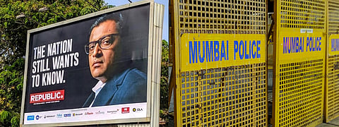 Arnab Goswami, Mumbai Police