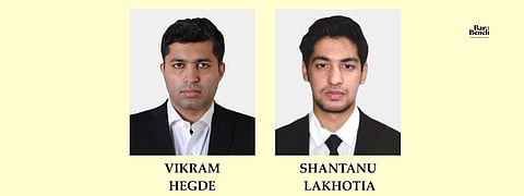 Vikram Hegde, Shantanu Lakhotia
