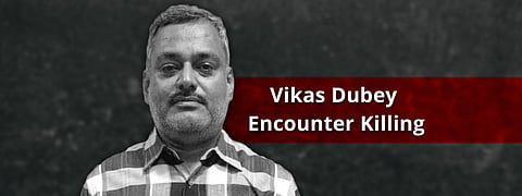 An application for reconstitution of inquiry committee to probe Vikas Dubey encounter was heard by SC today