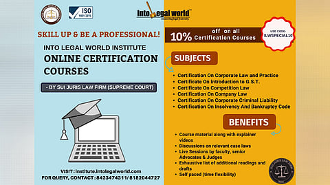 Professional Certification Courses by Into Legal World Institute