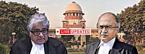 Harish Salve and Prashant Bhushan, Supreme Court