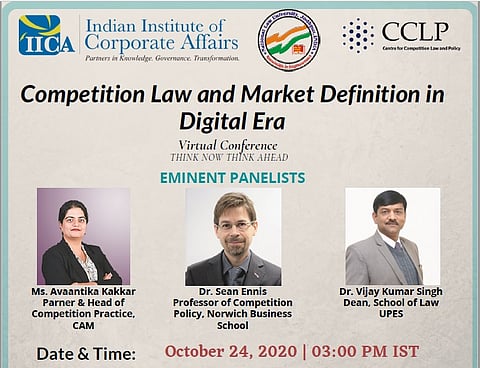 IICA and NLUJ's conference on Competition Law & Market Definition (Register by Oct 23)