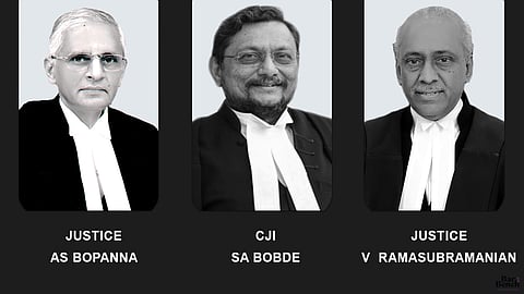 AS Bopanna, CJI Bobde and V Ramasubramanian