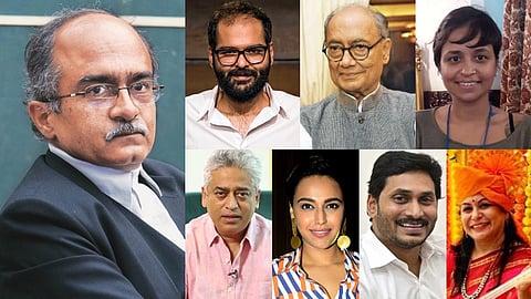 Prashant Bhushan, Rajdeep Sardesai, Swara Bhasker, Kunal Kamra, Digvijay Singh and Rachita Taneja (2),YS Jaganmohan Reddy,Shefali Vaidya
