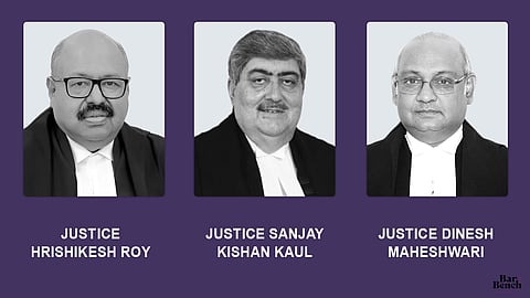 Justices Sanjay Kishan Kaul, Dinesh Maheshwari and Hrishikesh Roy