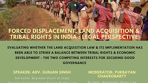 Webinar Alert: Land Acquisition Law & Tribal Rights with Adv. Gunjan Singh (Jan 31)