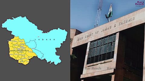 J&K map, J&K HC
